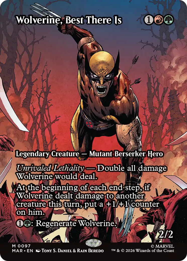 Wolverine, Best There Is (Borderless) [Marvel Universe: Eternal-Legal] | Deep Dive Games St. Marys