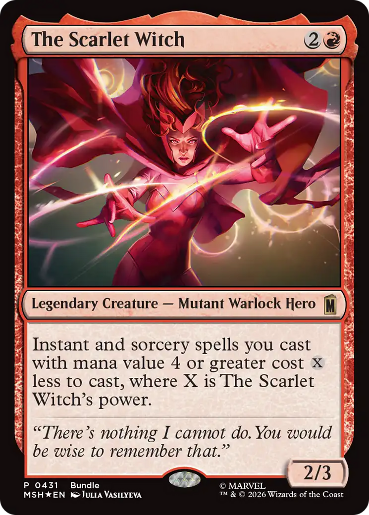 The Scarlet Witch (Bundle) [Marvel Super Heroes Promos] | Deep Dive Games St. Marys
