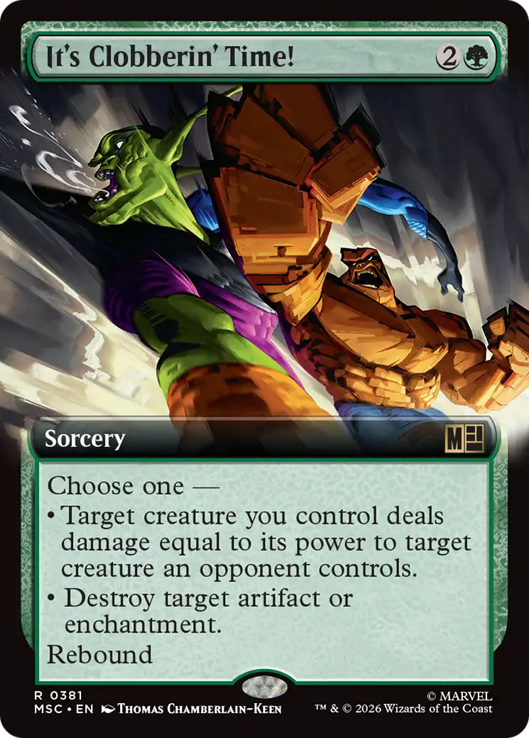 It's Clobberin' Time! (Extended Art) [Marvel Super Heroes Commander] | Deep Dive Games St. Marys
