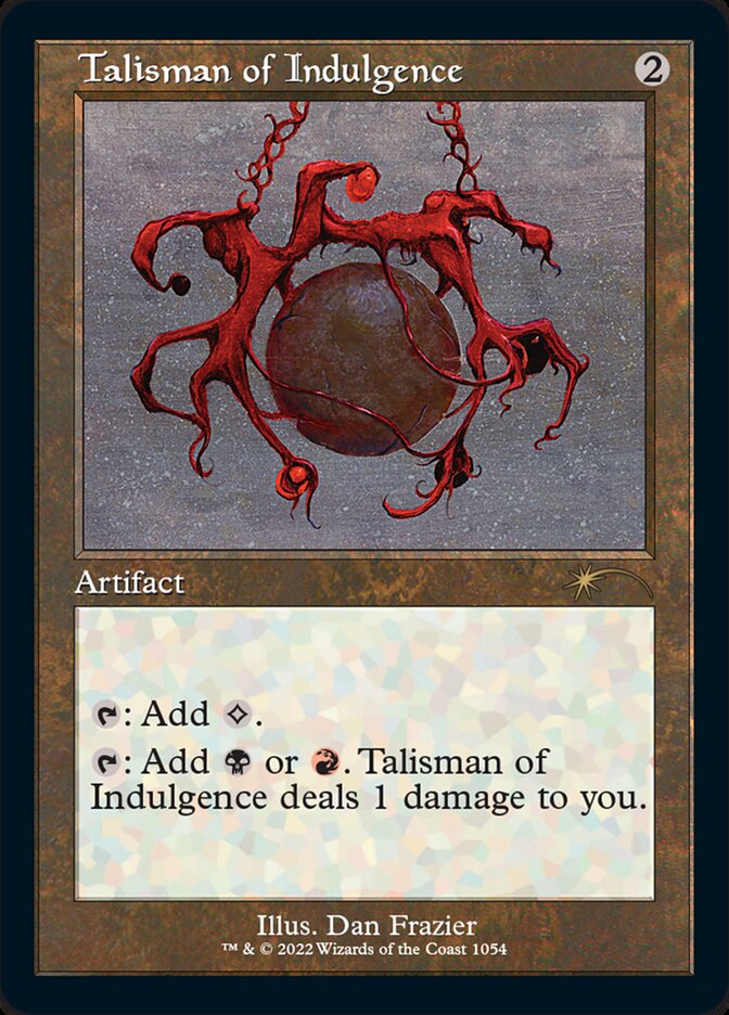 Talisman of Indulgence (Retro Frame) [Secret Lair Drop Series] | Deep Dive Games St. Marys