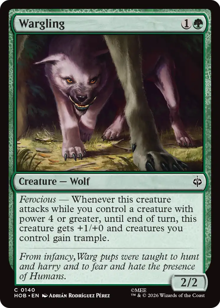 Wargling [The Hobbit] | Deep Dive Games St. Marys