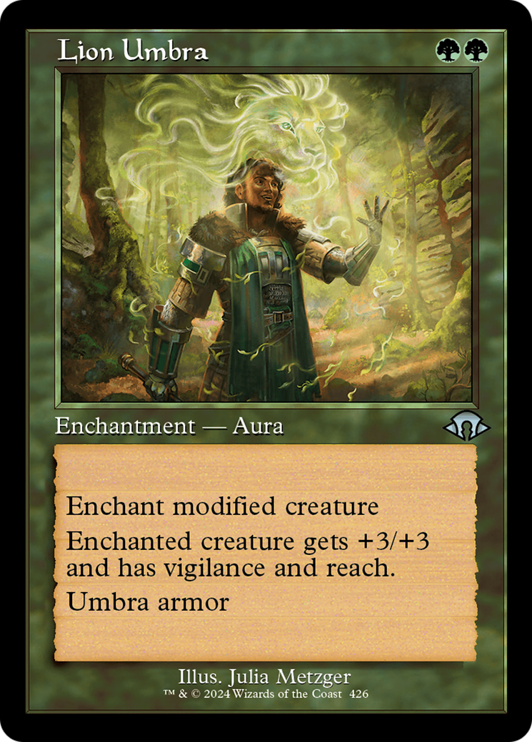 Lion Umbra (Retro Frame) [Modern Horizons 3] | Deep Dive Games St. Marys