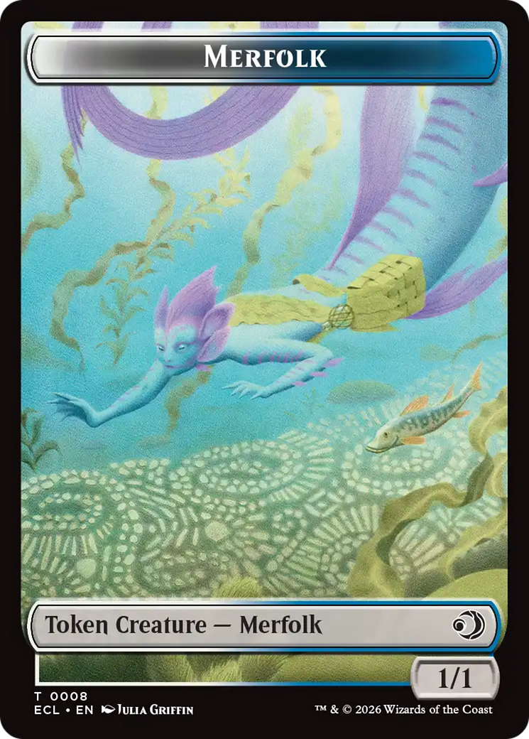 Shapeshifter // Merfolk Double-Sided Token [Lorwyn Eclipsed Tokens] | Deep Dive Games St. Marys