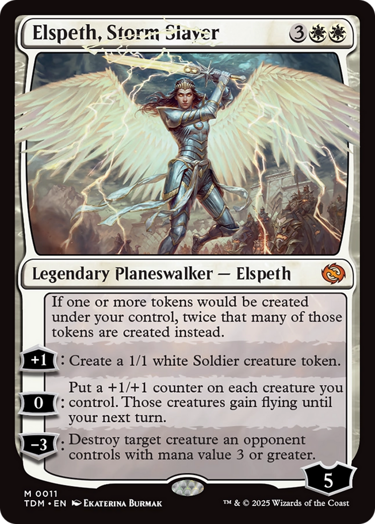 Elspeth, Storm Slayer [Tarkir: Dragonstorm] | Deep Dive Games St. Marys