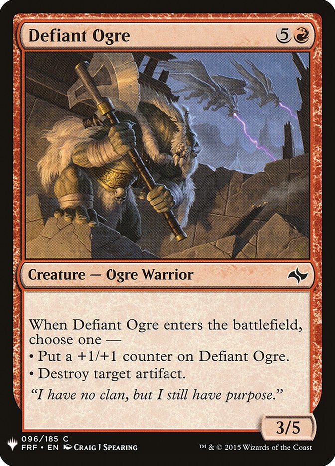 Defiant Ogre [Mystery Booster] | Deep Dive Games St. Marys