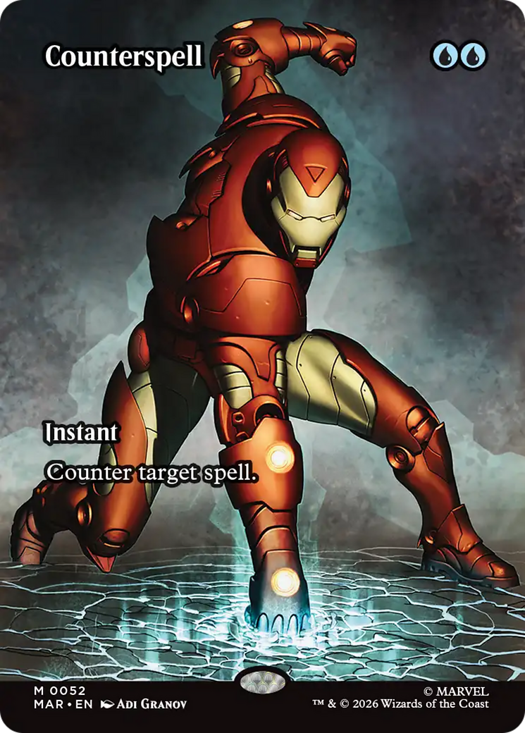 Counterspell (Borderless) (0052) [Marvel Universe: Eternal-Legal] | Deep Dive Games St. Marys
