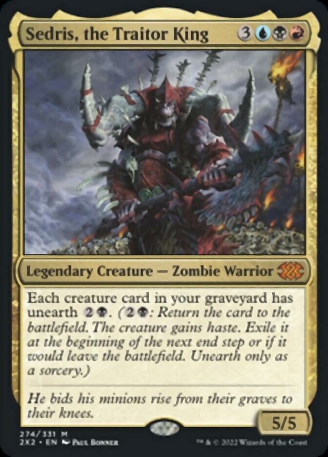 Sedris, the Traitor King [Double Masters 2022] | Deep Dive Games St. Marys