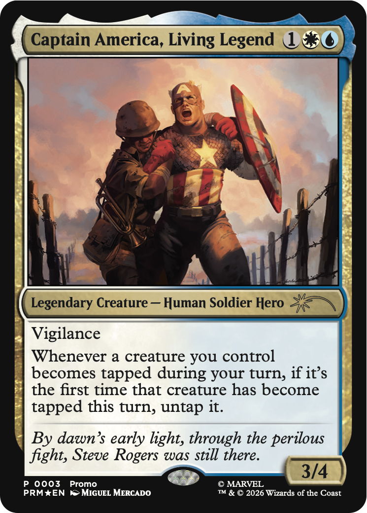 Captain America, Living Legend [Media Promos] | Deep Dive Games St. Marys