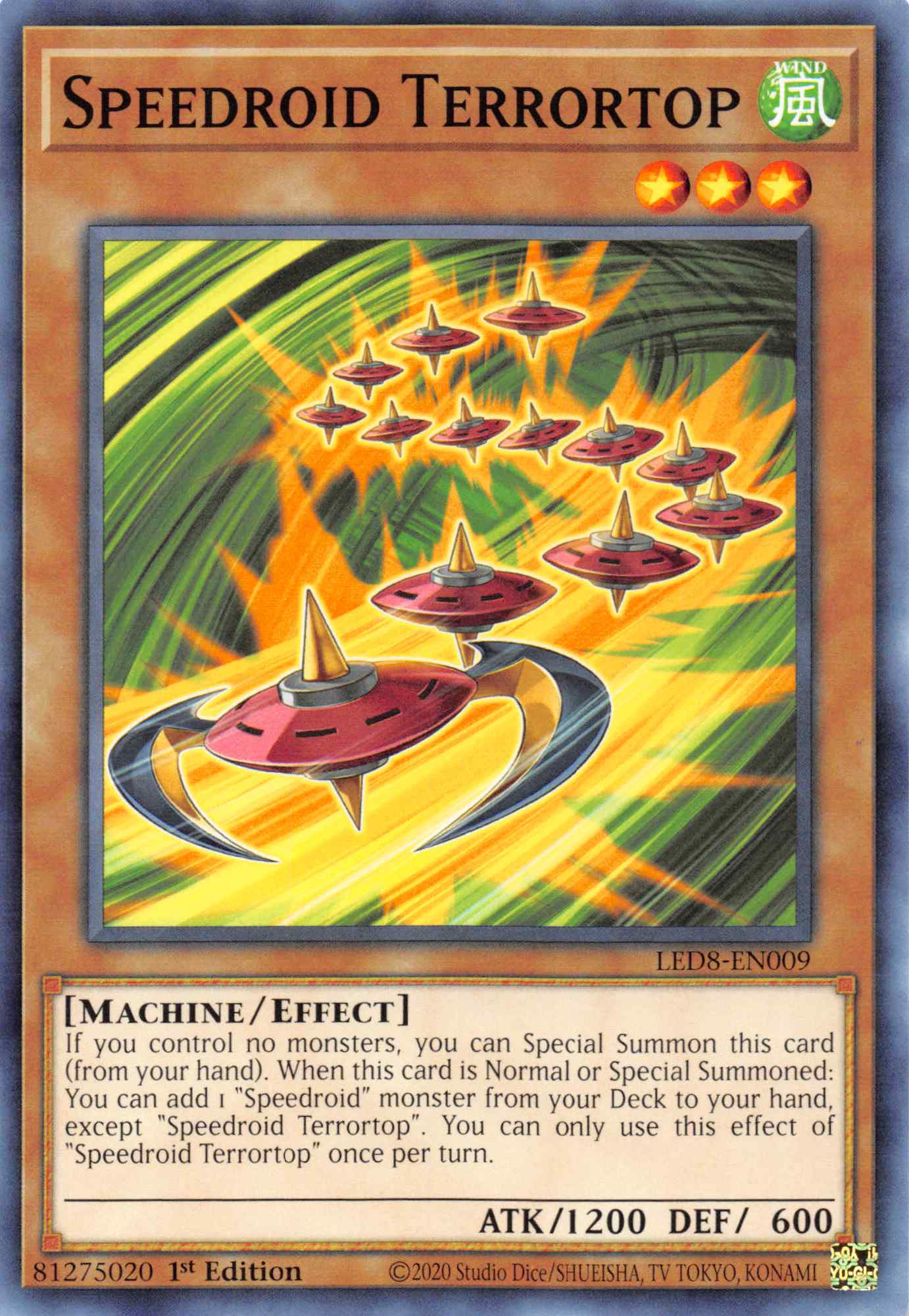 Speedroid Terrortop [LED8-EN009] Common | Deep Dive Games St. Marys