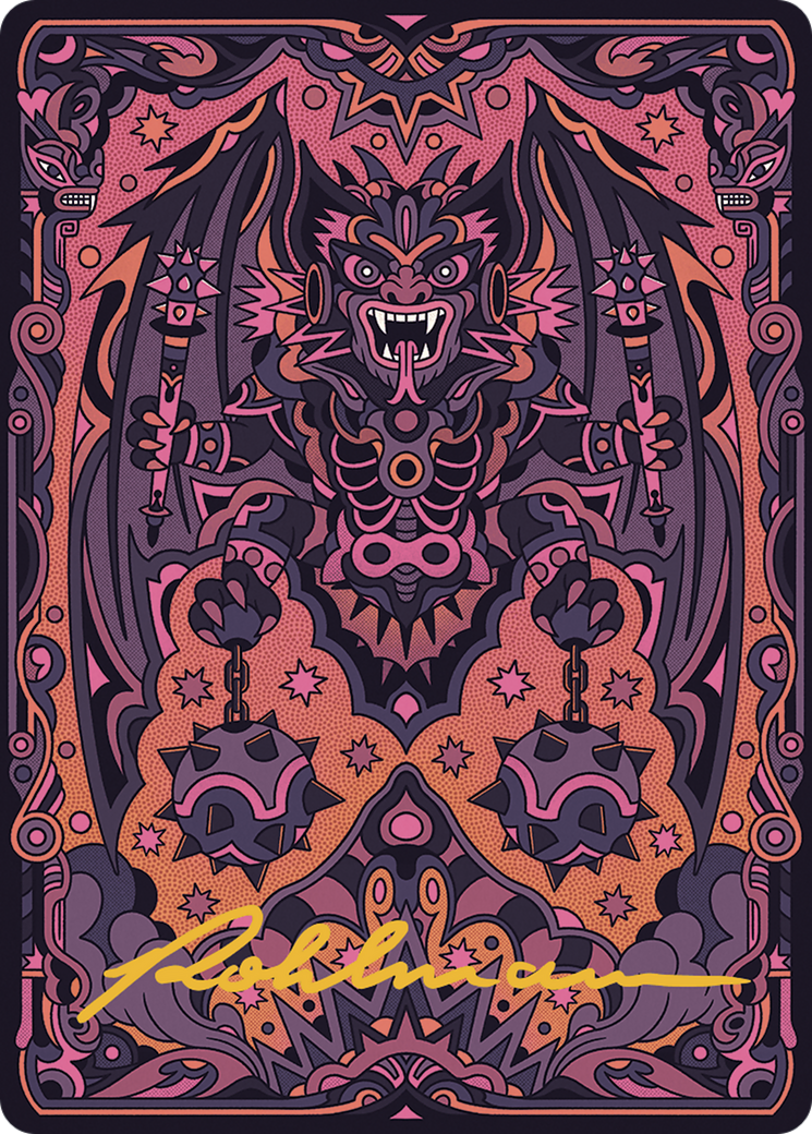 Bloodletter of Aclazotz Art Card (61/81) (Gold-Stamped Signature) [The Lost Caverns of Ixalan Art Series] | Deep Dive Games St. Marys