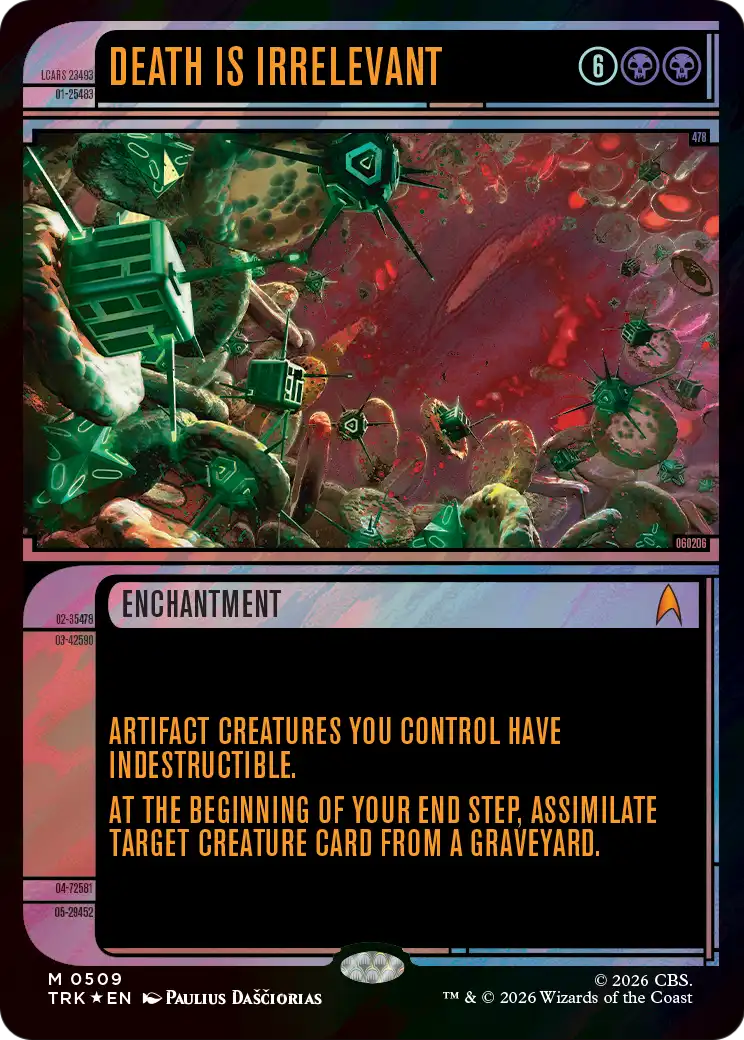 Death Is Irrelevant (Showcase) (Surge Foil) [Star Trek] | Deep Dive Games St. Marys