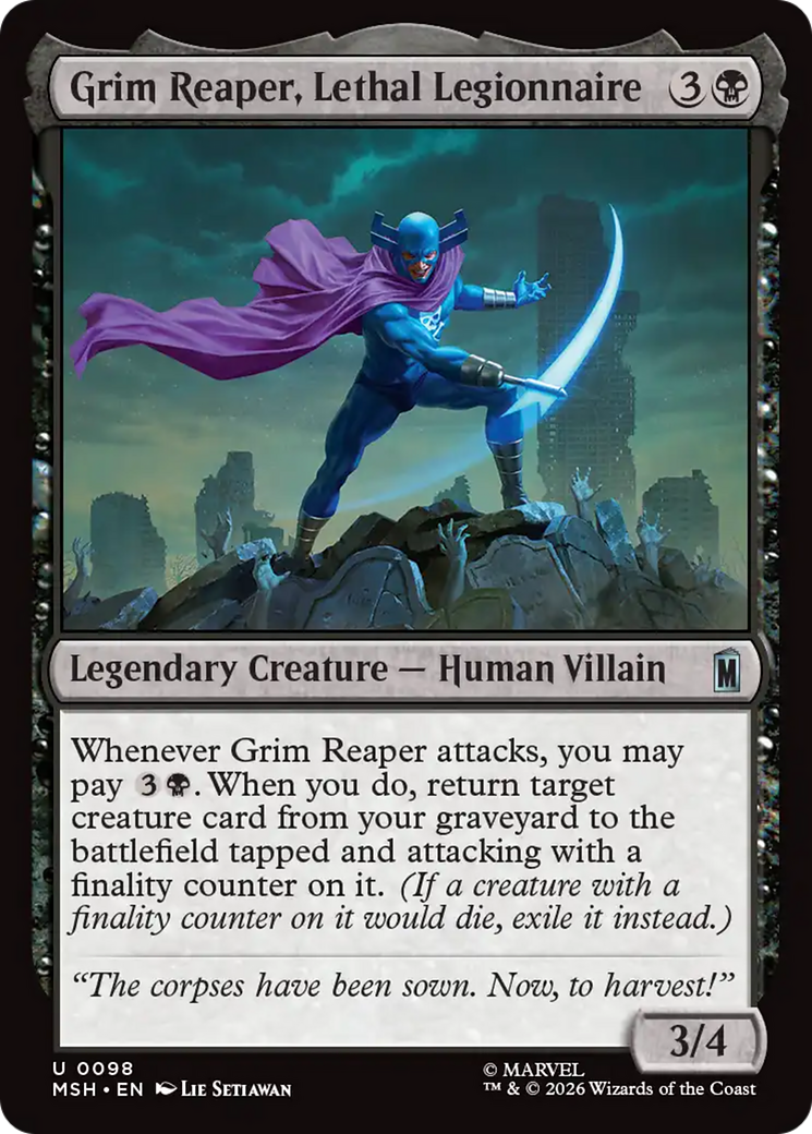 Grim Reaper, Lethal Legionnaire [Marvel Super Heroes] | Deep Dive Games St. Marys