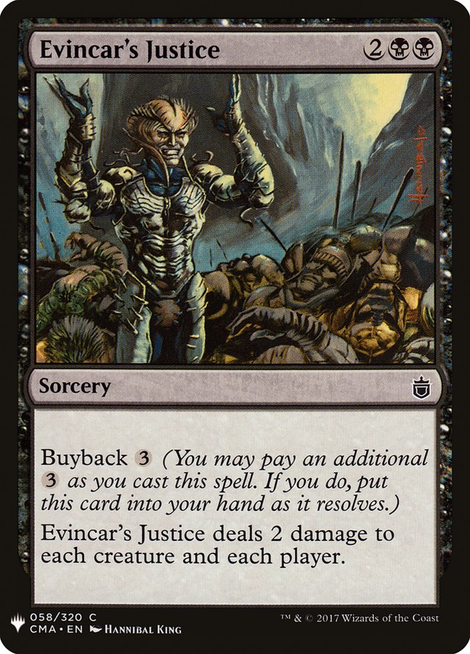 Evincar's Justice [Mystery Booster] | Deep Dive Games St. Marys