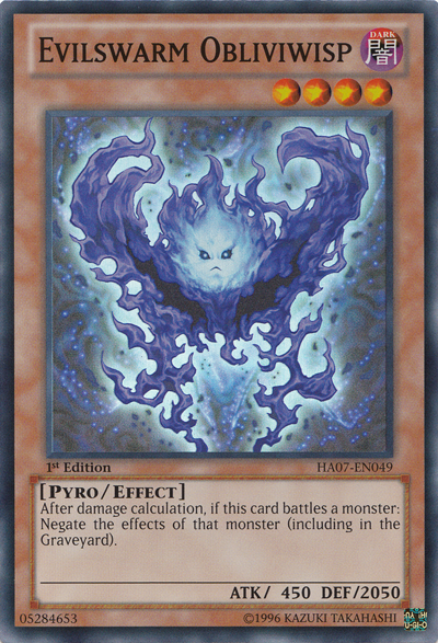 Evilswarm Obliviwisp [HA07-EN049] Super Rare | Deep Dive Games St. Marys
