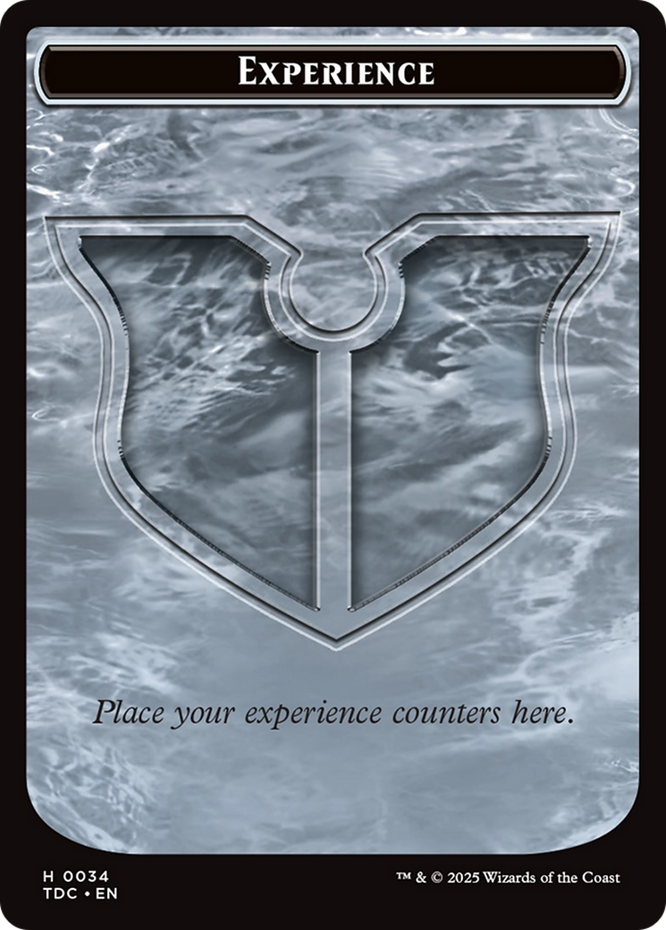 Experience // Treasure Double-Sided Token [Tarkir: Dragonstorm Commander Tokens] | Deep Dive Games St. Marys