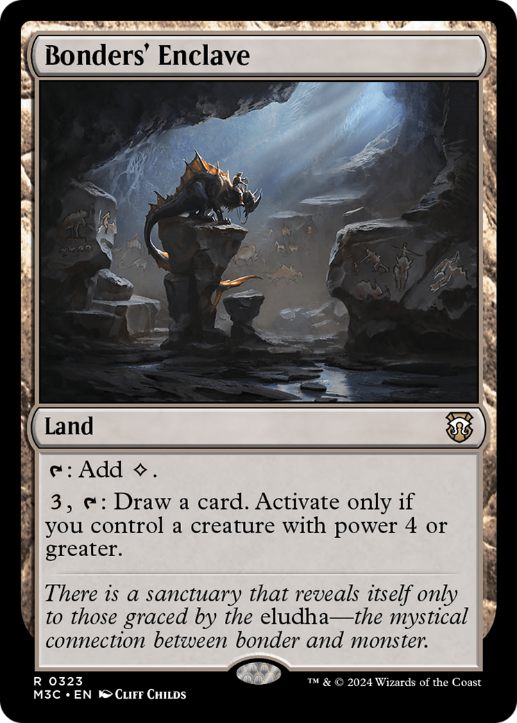 Bonders' Enclave (Ripple Foil) [Modern Horizons 3 Commander] | Deep Dive Games St. Marys