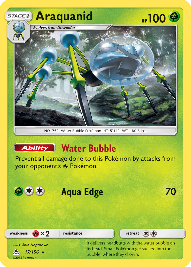 Araquanid (17/156) [Sun & Moon: Ultra Prism] | Deep Dive Games St. Marys