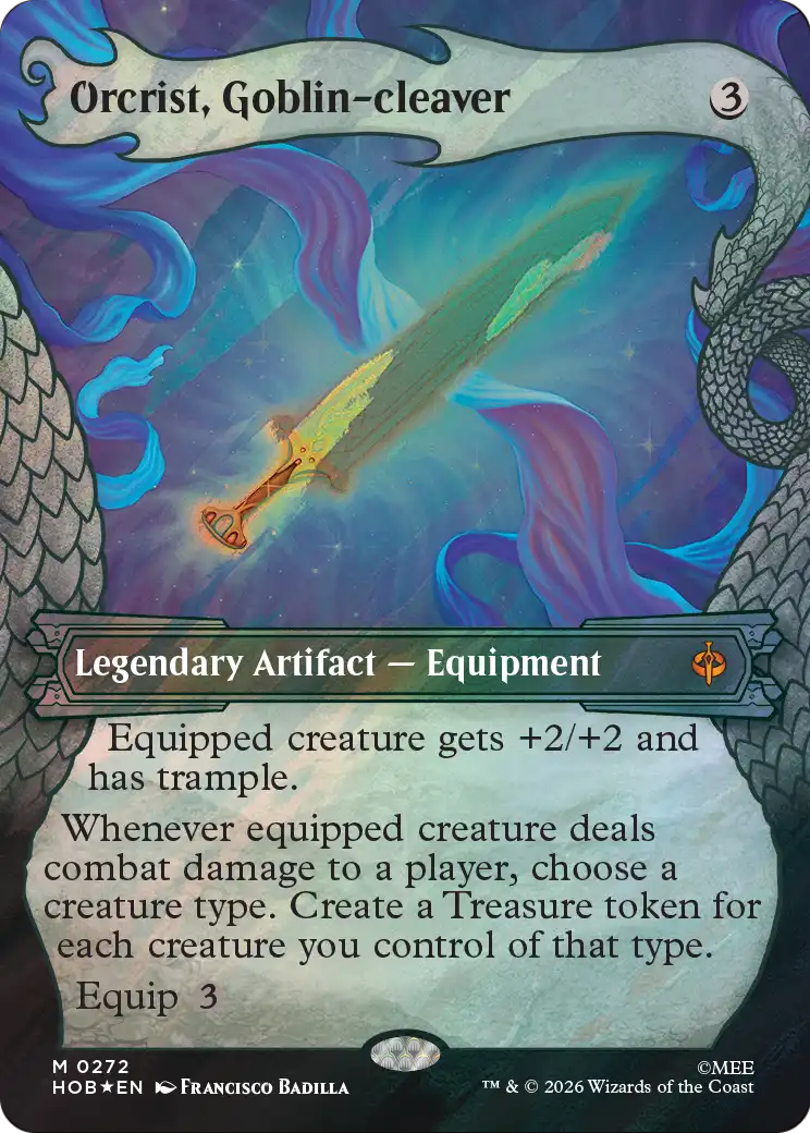 Orcrist, Goblin-cleaver (Showcase) (Surge Foil) [The Hobbit] | Deep Dive Games St. Marys