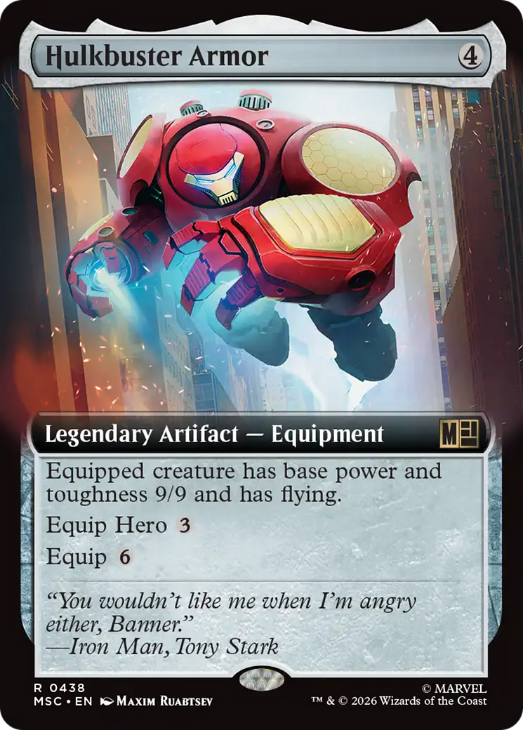 Hulkbuster Armor (Extended Art) [Marvel Super Heroes Commander] | Deep Dive Games St. Marys