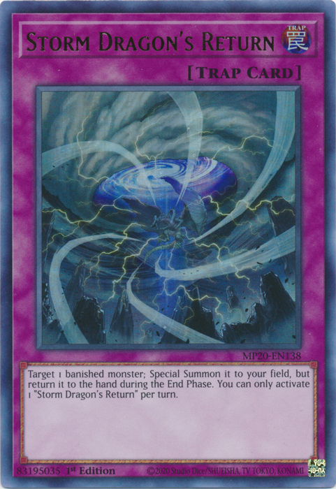 Storm Dragon's Return [MP20-EN138] Ultra Rare | Deep Dive Games St. Marys