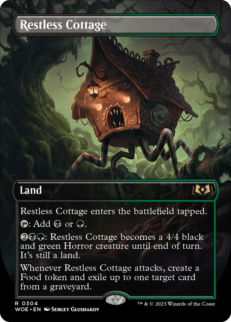 Restless Cottage (Borderless Alternate Art) [Wilds of Eldraine] | Deep Dive Games St. Marys