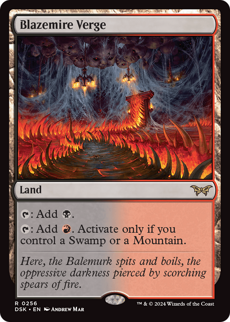 Blazemire Verge [Duskmourn: House of Horror] | Deep Dive Games St. Marys