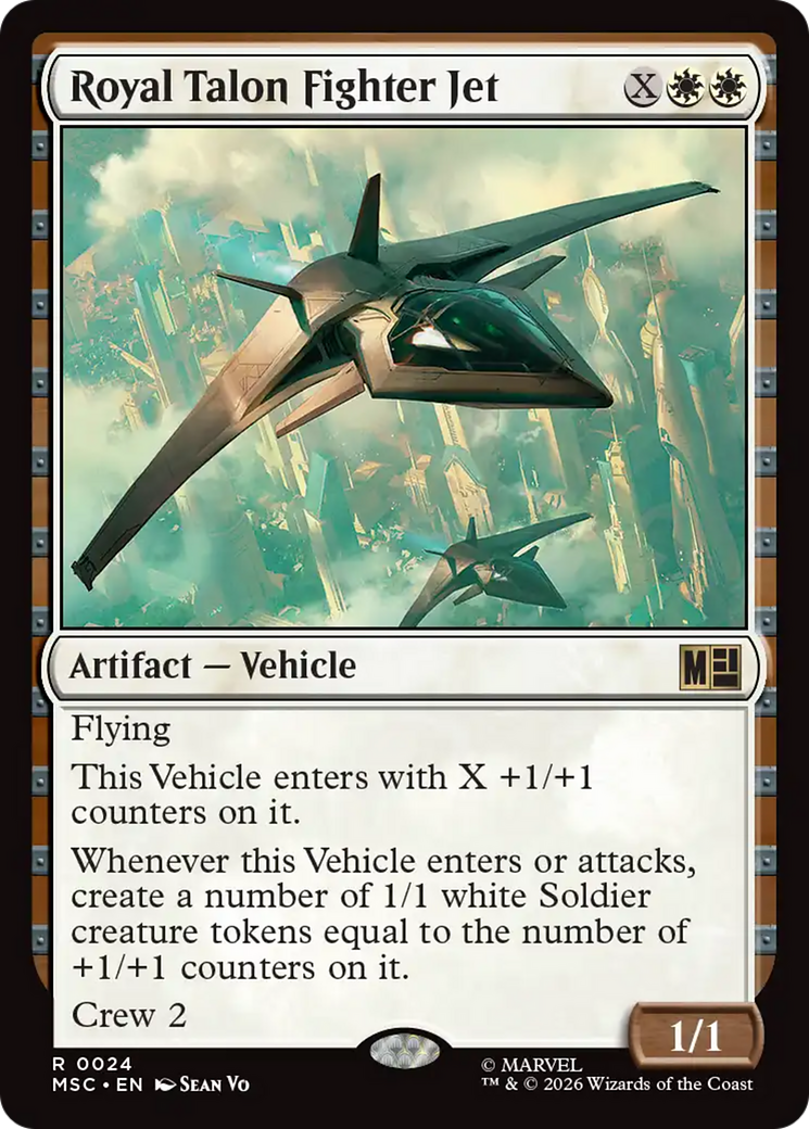Royal Talon Fighter Jet (Surge Foil) [Marvel Super Heroes Commander] | Deep Dive Games St. Marys