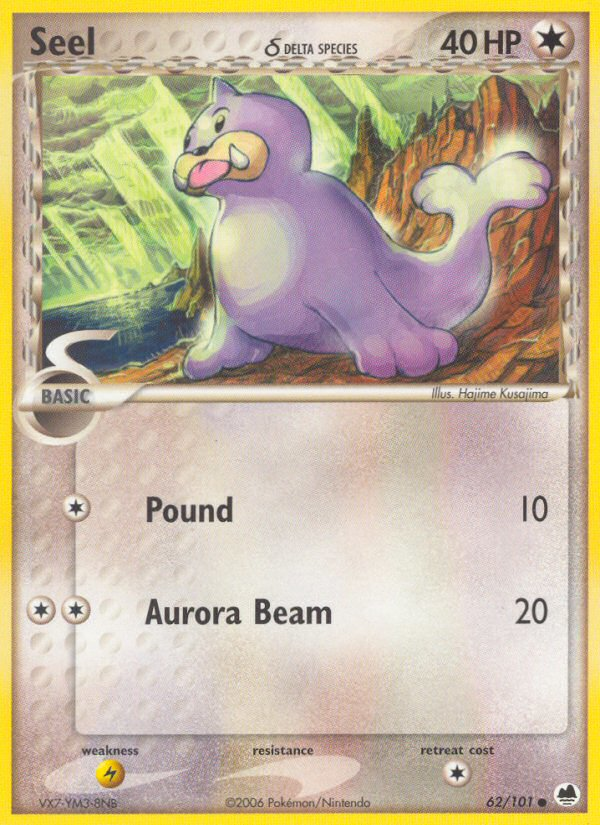 Seel (62/101) (Delta Species) [EX: Dragon Frontiers] | Deep Dive Games St. Marys