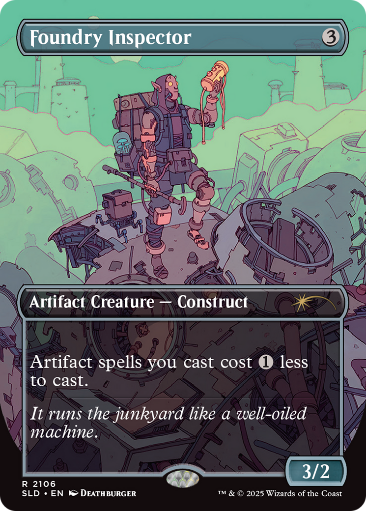 Foundry Inspector (Galaxy Foil) [Secret Lair Drop Series] | Deep Dive Games St. Marys