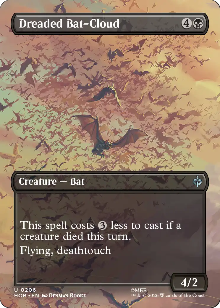 Dreaded Bat-Cloud (Borderless) [The Hobbit] | Deep Dive Games St. Marys