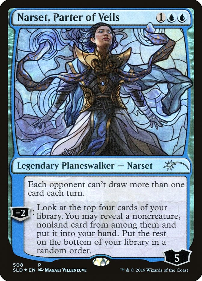 Narset, Parter of Veils (Stained Glass) [Secret Lair Drop Promos] | Deep Dive Games St. Marys
