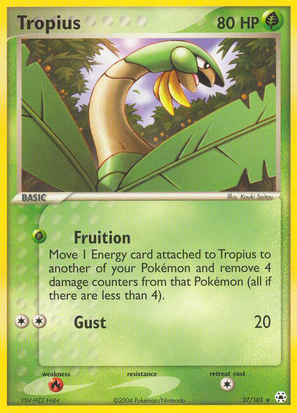 Tropius (27/101) [EX: Hidden Legends] | Deep Dive Games St. Marys