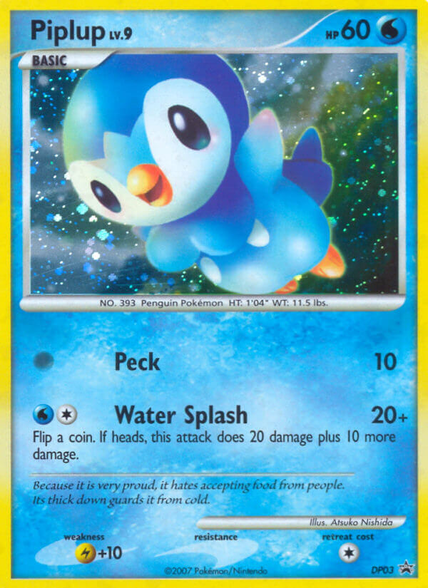 Piplup (DP03) [Diamond & Pearl: Black Star Promos] | Deep Dive Games St. Marys