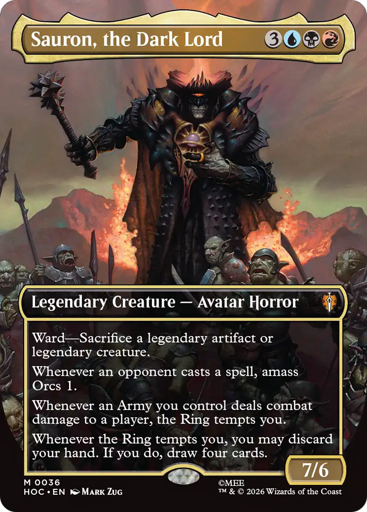 Sauron, the Dark Lord (Borderless) [The Hobbit: Eternal-Legal] | Deep Dive Games St. Marys