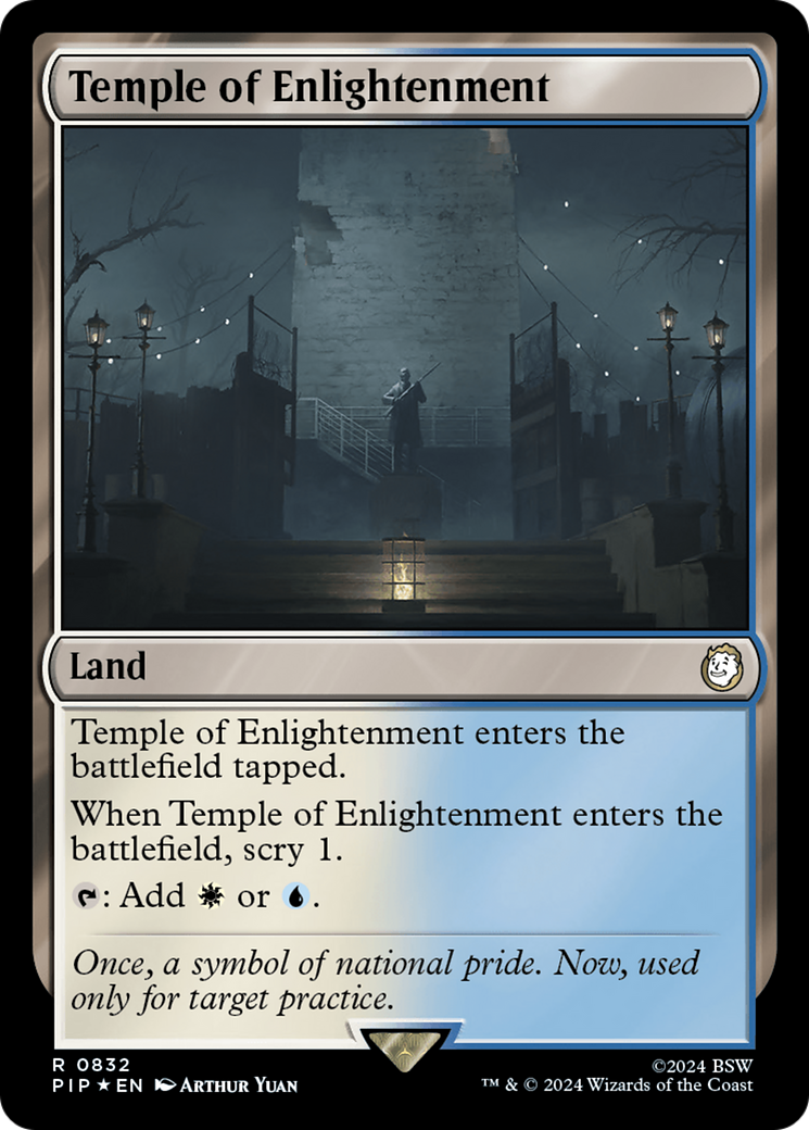 Temple of Enlightenment (Surge Foil) [Fallout] | Deep Dive Games St. Marys