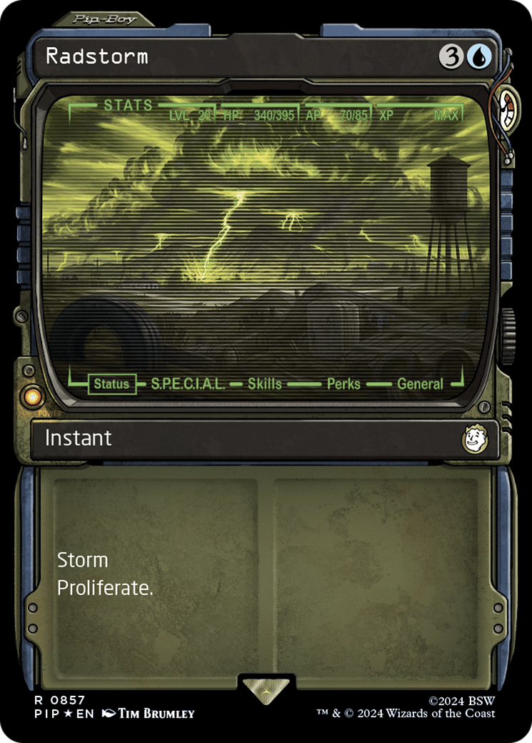 Radstorm (Showcase) (Surge Foil) [Fallout] | Deep Dive Games St. Marys