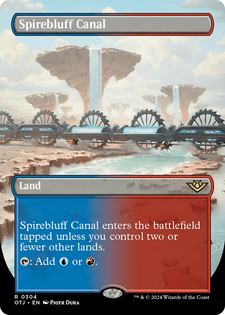 Spirebluff Canal (Borderless) [Outlaws of Thunder Junction] | Deep Dive Games St. Marys