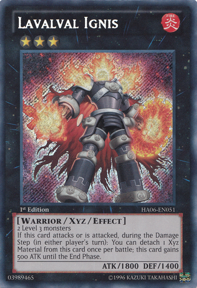 Lavalval Ignis [HA06-EN051] Secret Rare | Deep Dive Games St. Marys