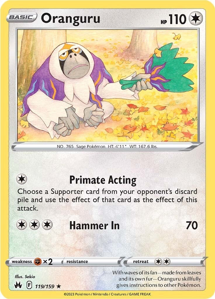 Oranguru (119/159) [Sword & Shield: Crown Zenith] | Deep Dive Games St. Marys