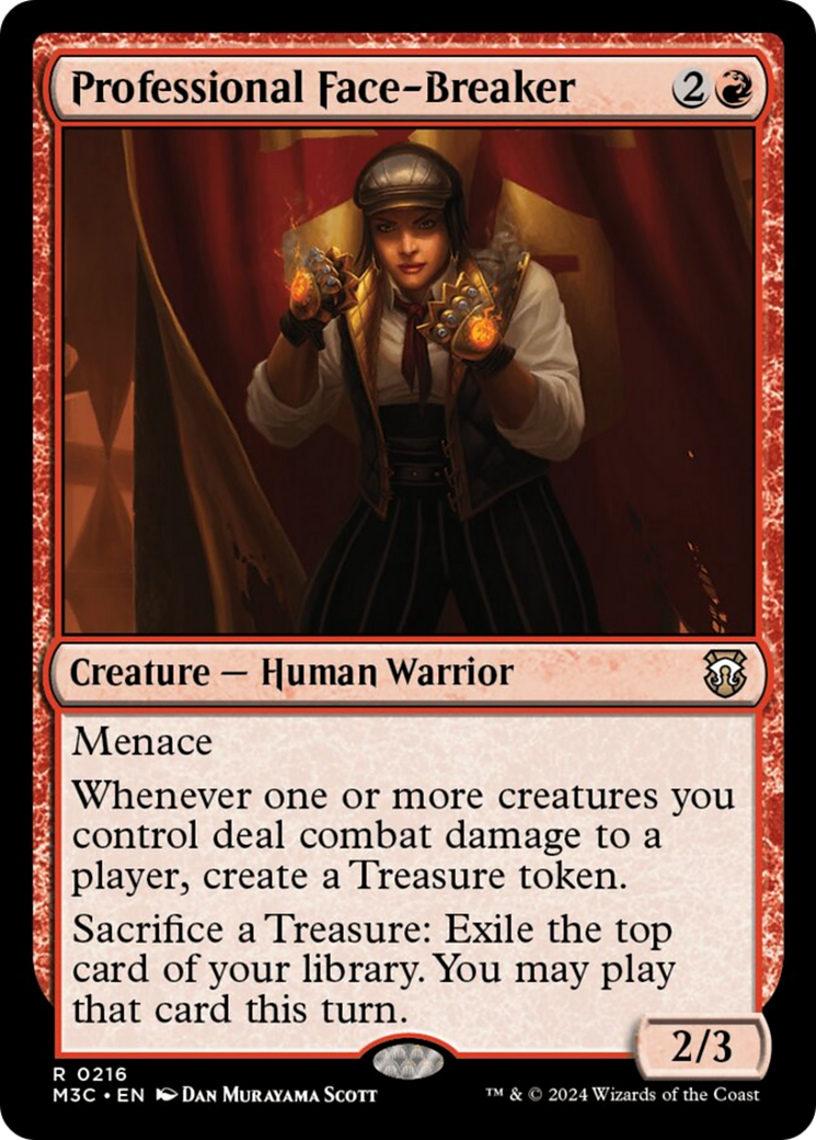 Professional Face-Breaker (Ripple Foil) [Modern Horizons 3 Commander] | Deep Dive Games St. Marys