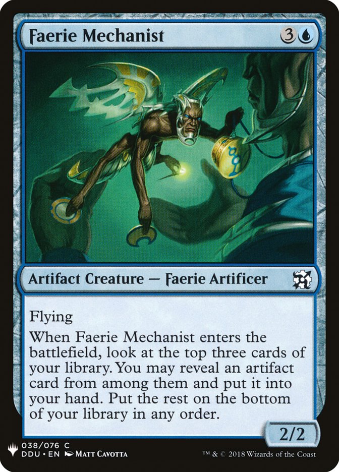 Faerie Mechanist [Mystery Booster] | Deep Dive Games St. Marys