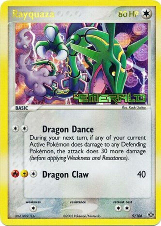 Rayquaza (9/106) (Stamped) [EX: Emerald] | Deep Dive Games St. Marys