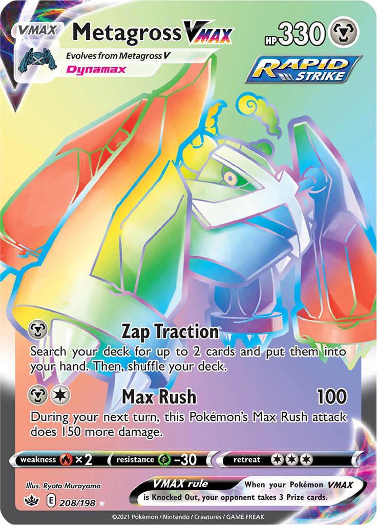 Metagross VMAX (208/198) [Sword & Shield: Chilling Reign] | Deep Dive Games St. Marys