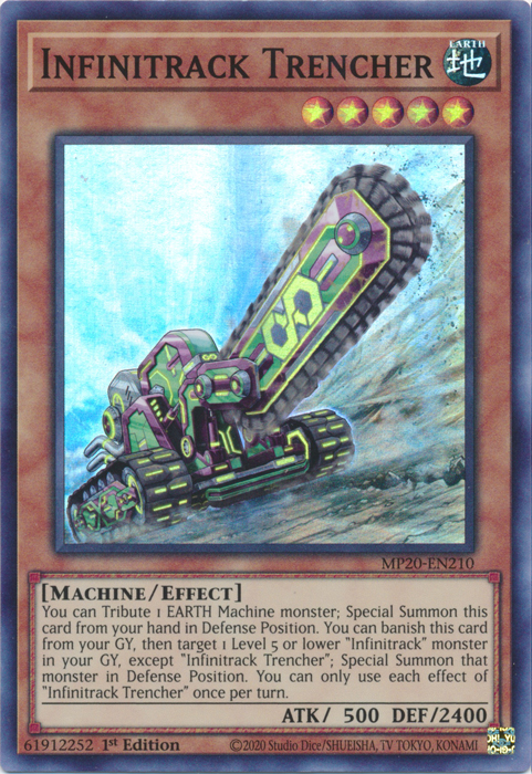 Infinitrack Trencher [MP20-EN210] Super Rare | Deep Dive Games St. Marys