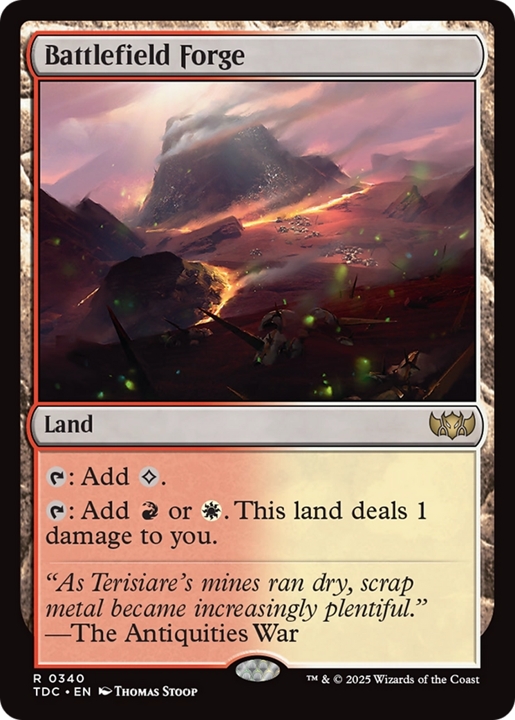 Battlefield Forge [Tarkir: Dragonstorm Commander] | Deep Dive Games St. Marys