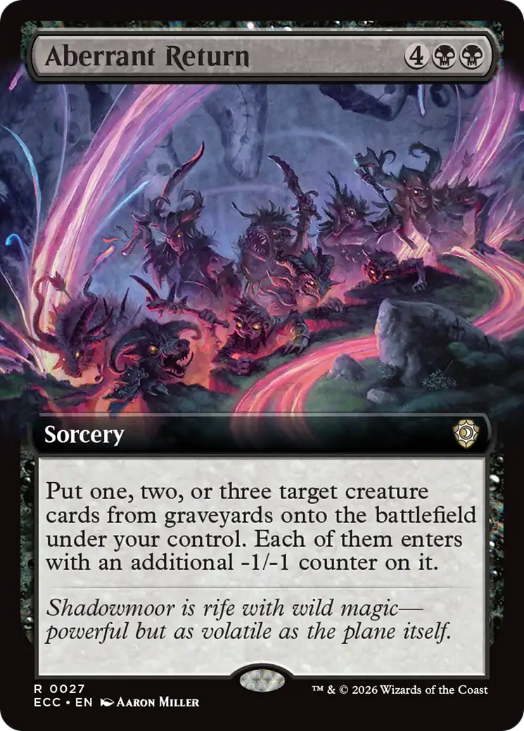 Aberrant Return (Extended Art) [Lorwyn Eclipsed Commander] | Deep Dive Games St. Marys