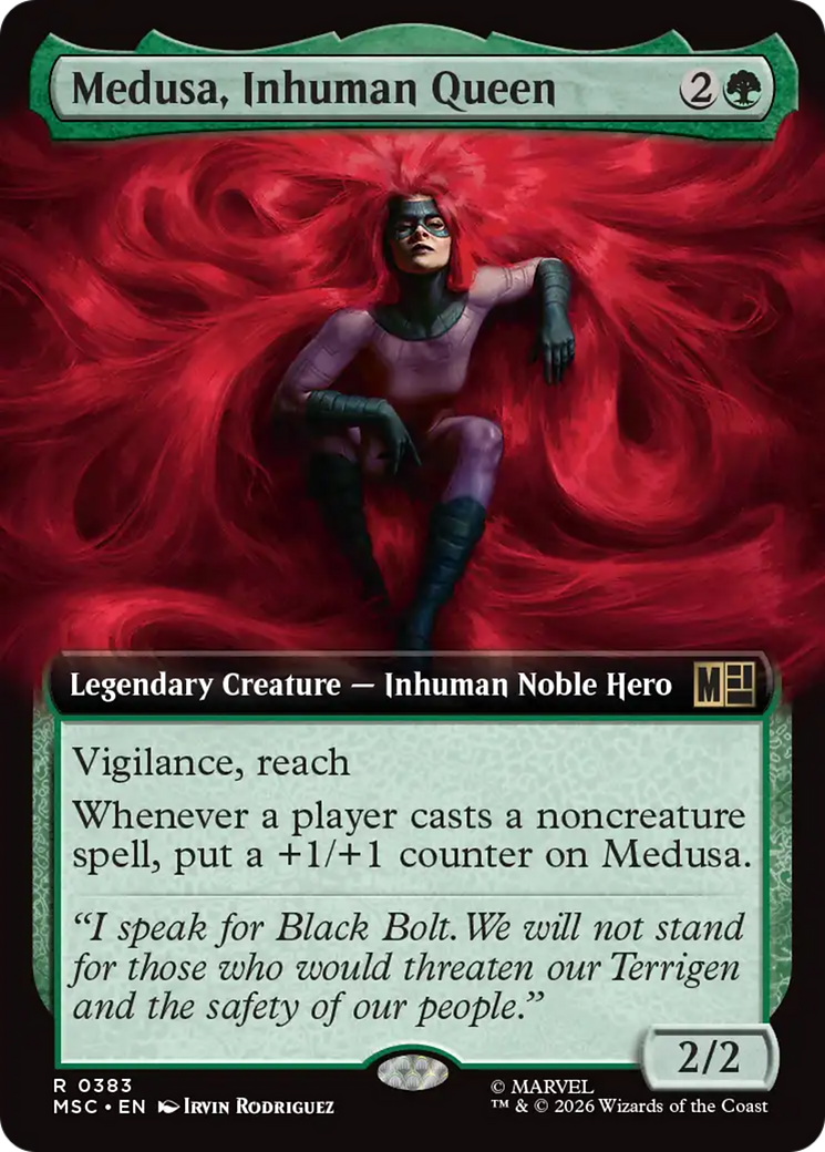 Medusa, Inhuman Queen (Extended Art) [Marvel Super Heroes Commander] | Deep Dive Games St. Marys