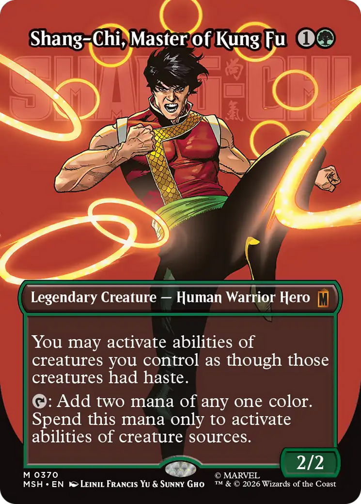 Shang-Chi, Master of Kung Fu (Borderless) (0370) [Marvel Super Heroes] | Deep Dive Games St. Marys