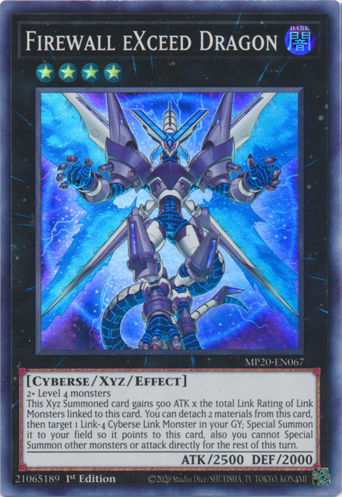 Firewall eXceed Dragon [MP20-EN067] Super Rare | Deep Dive Games St. Marys