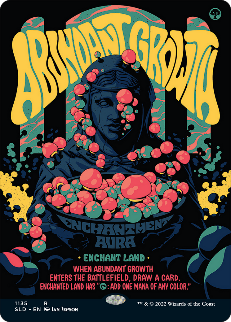 Abundant Growth (Borderless) [Secret Lair Drop Series] | Deep Dive Games St. Marys